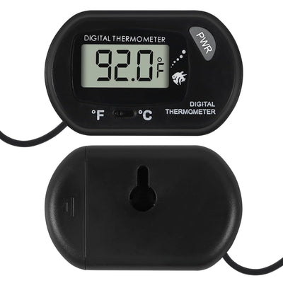 Squeaky's Digital Thermometer - LCD aquarium temperature display with external probe