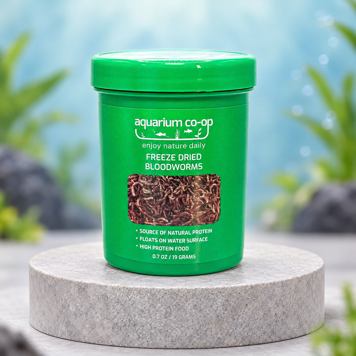Aquarium Co-Op Freeze Dried Bloodworms 0.7 oz jar