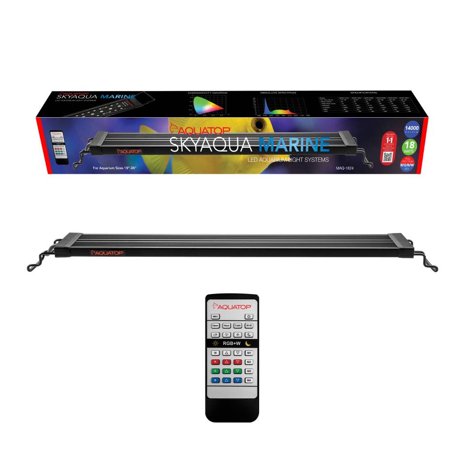 Aquatop SkyAqua Marine MAQ-1824 18 to 24 inch LED with remote and box