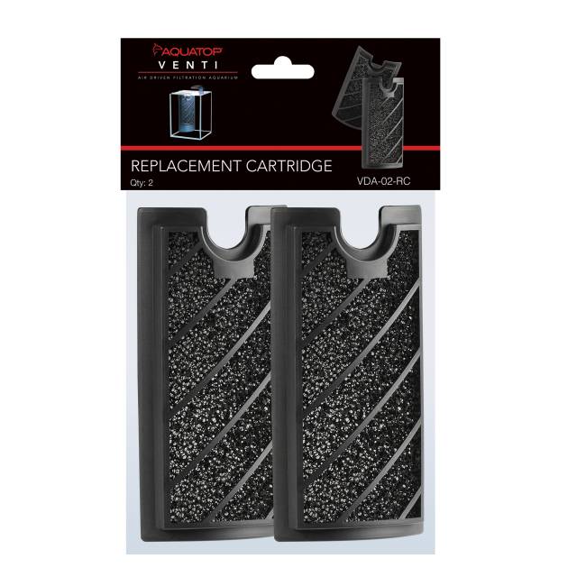 Aquatop Venti VDA-02-RC replacement carbon cartridges, 2 pack