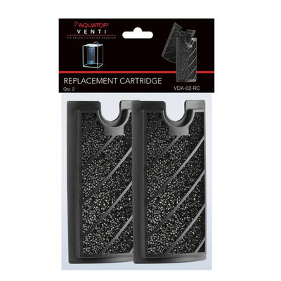 Aquatop Venti VDA-02-RC replacement carbon cartridges, 2 pack