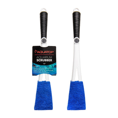 Aquatop AASC-14 14 inch padded glass aquarium scrubber on its card