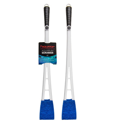 Aquatop AASC-22 22 inch padded glass aquarium scrubber on its card