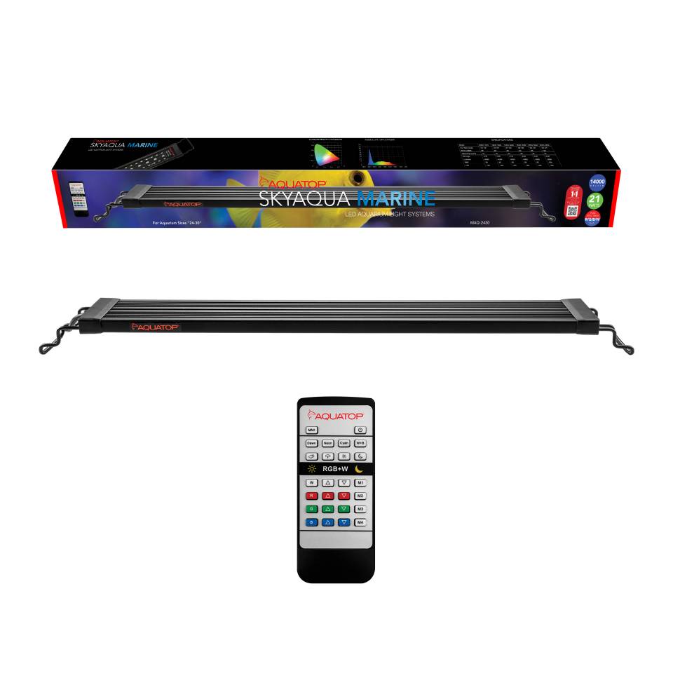 Aquatop SkyAqua Marine MAQ-2430 24 to 30 inch LED with remote and box