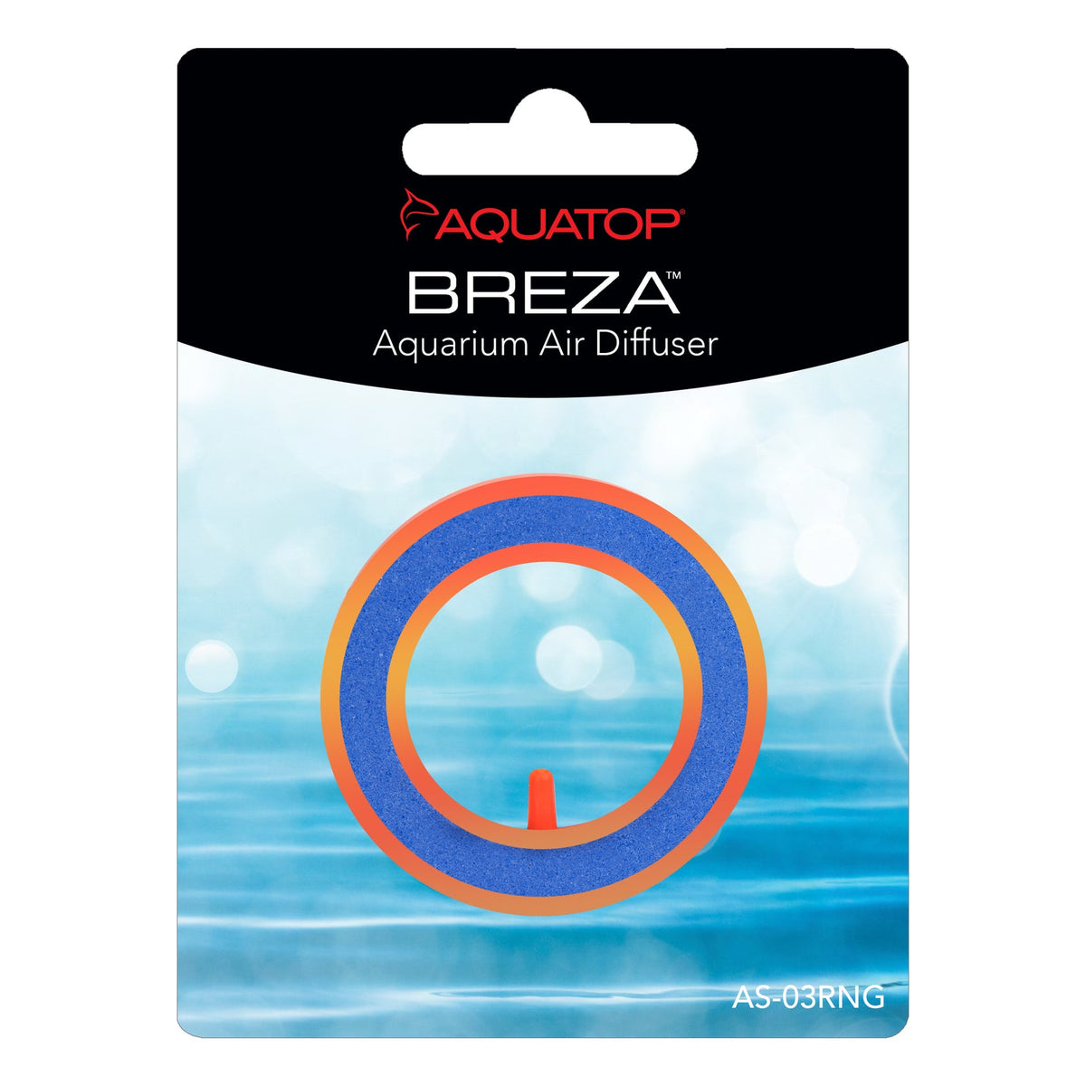 Aquatop Breza AS-03RNG 3 in ring airstone in its package