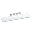 Aquatop High Clarity 3mm glass lid and clips for the 3 gallon tank