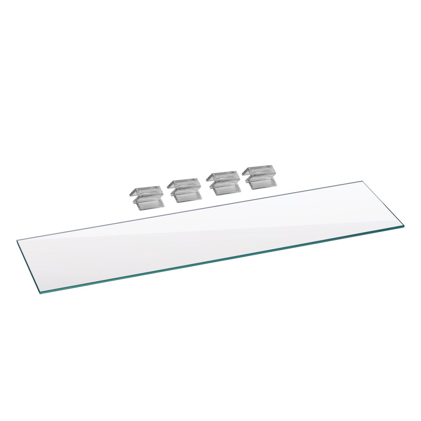 Aquatop High Clarity 3mm glass lid and clips for the 3 gallon tank