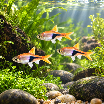 Harlequin Rasbora (Trigonostigma heteromorpha)