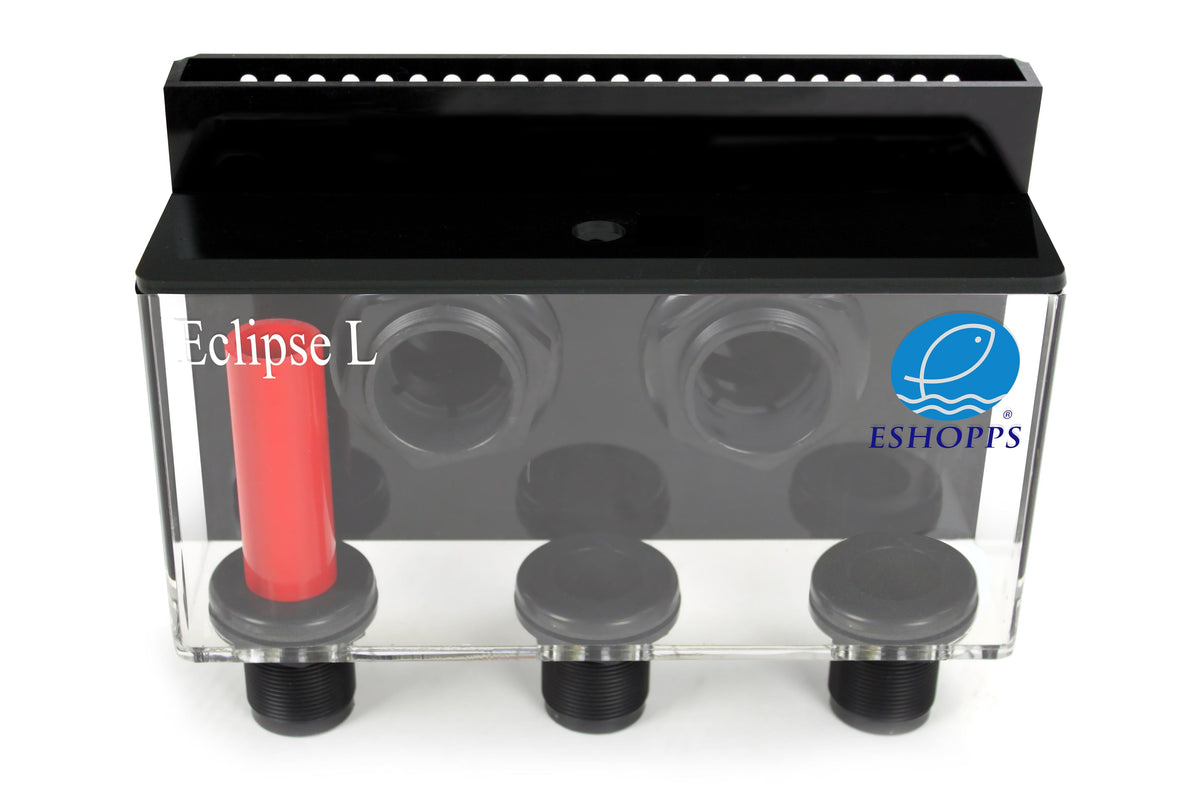 Eshopps Eclipse L slim drilled overflow box for 100 to 150 gallon aquariums