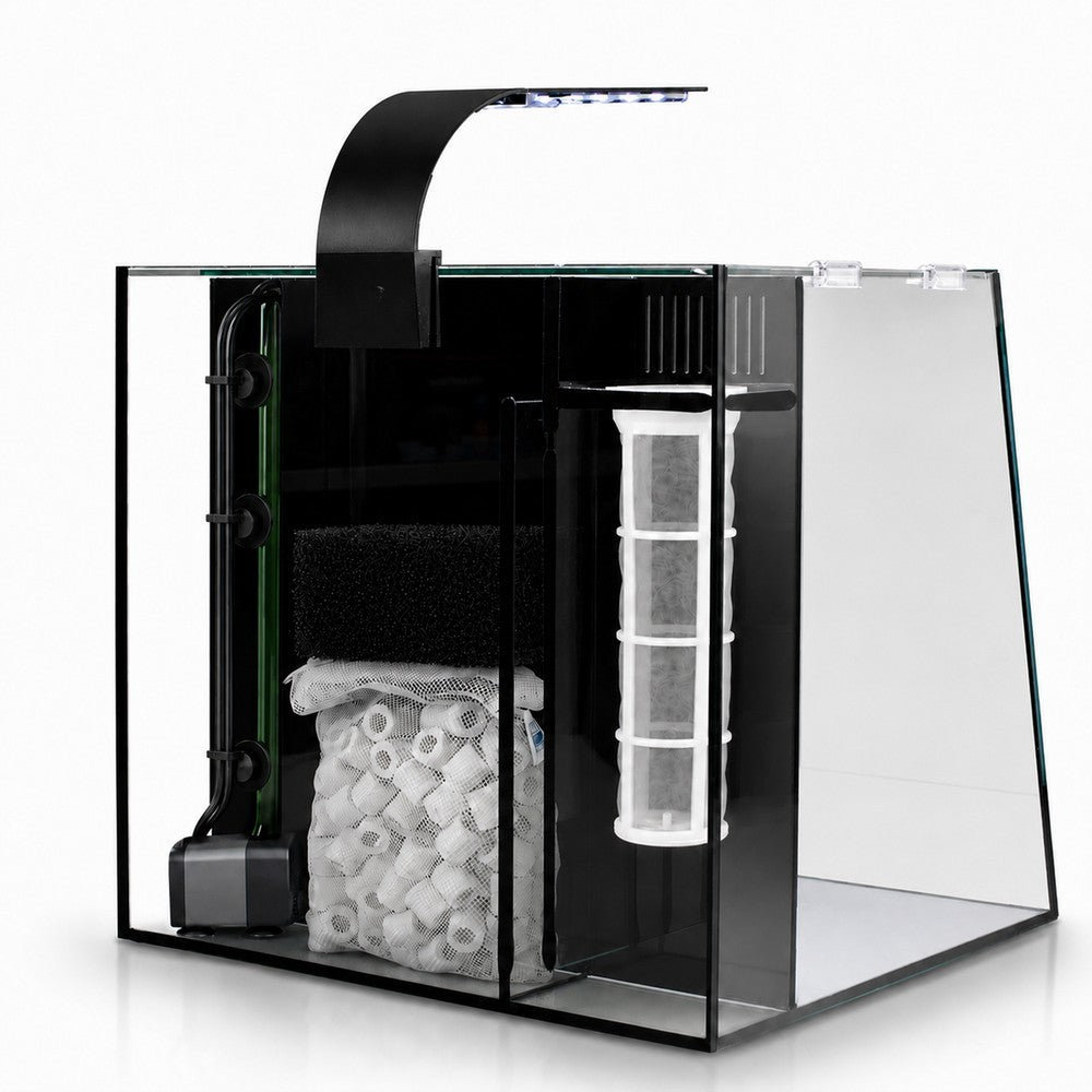 Rear filtration chamber of the Ascension 9 seen at an angle