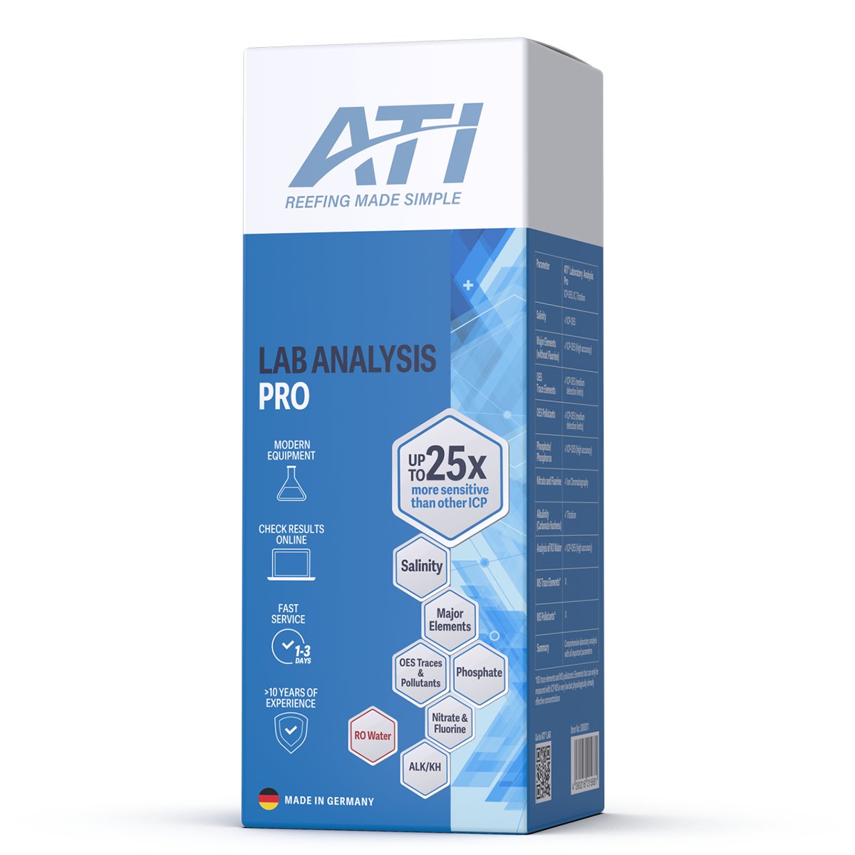 ATI ICP-OES Pro water analysis kit with return shipping