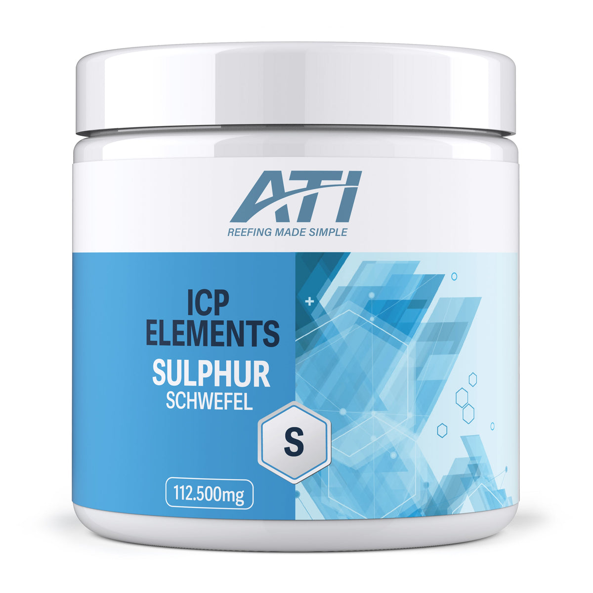 ATI ICP Element Sulfur 500 g reef supplement jar