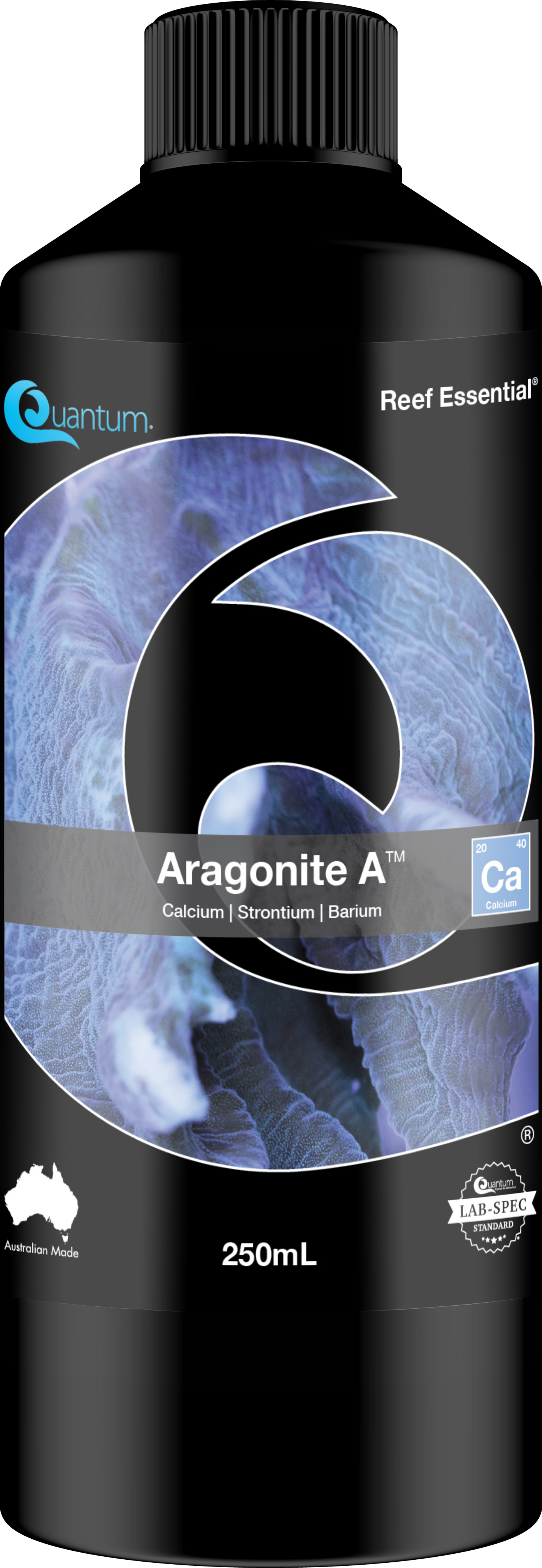 Quantum Aragonite A Calcium reef supplement, 250 ml bottle