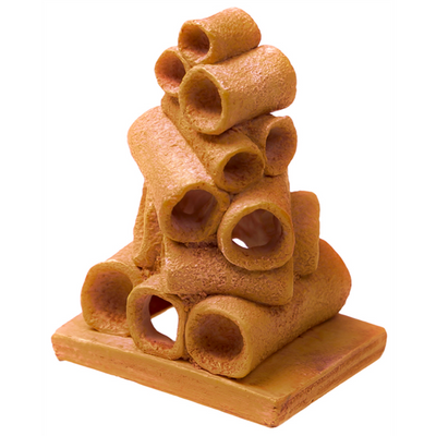 Blue Ribbon Exotic Environments Terra Cotta Pipe Structure