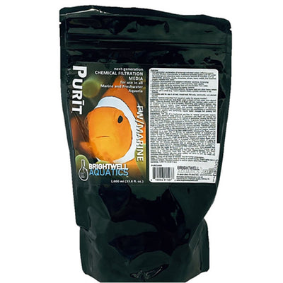 Brightwell Aquatics Purit – Chemical Filtration Media – 1 L