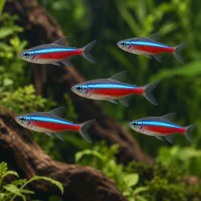 Cardinal Tetra (Paracheirodon axelrodi) - Tank Raised
