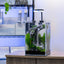 Wider view of the planted A2 sand waterfall tank kit on display