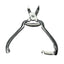 Eva Aquatics 5.5 inch coral cutter with the jaws open, silver stainless