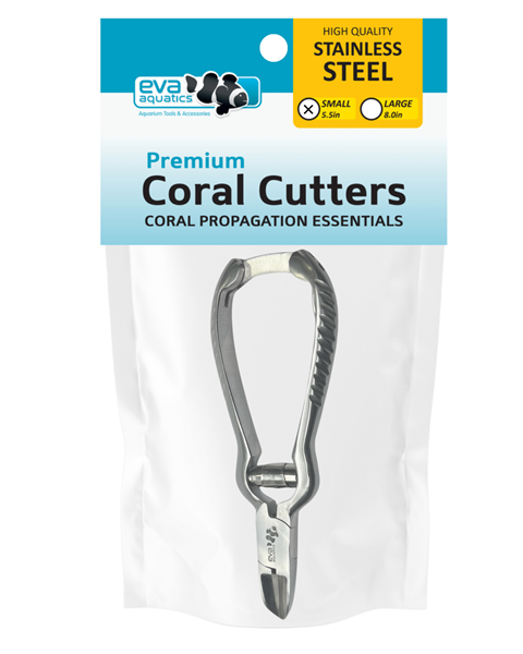 Eva Aquatics Premium Coral Cutters retail pack, 5.5 inch silver