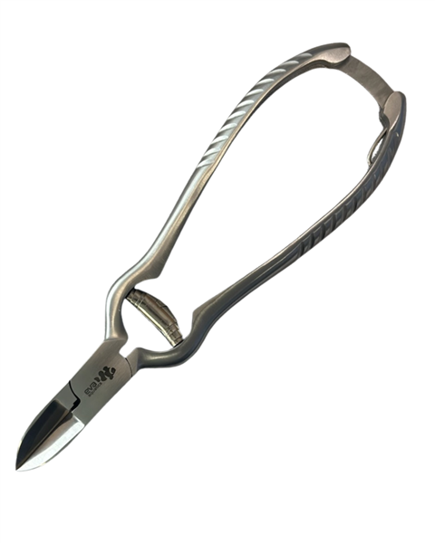 Eva Aquatics 8 inch coral cutter, silver stainless, side view