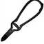 Eva Aquatics 8 inch coral cutter in black, side view