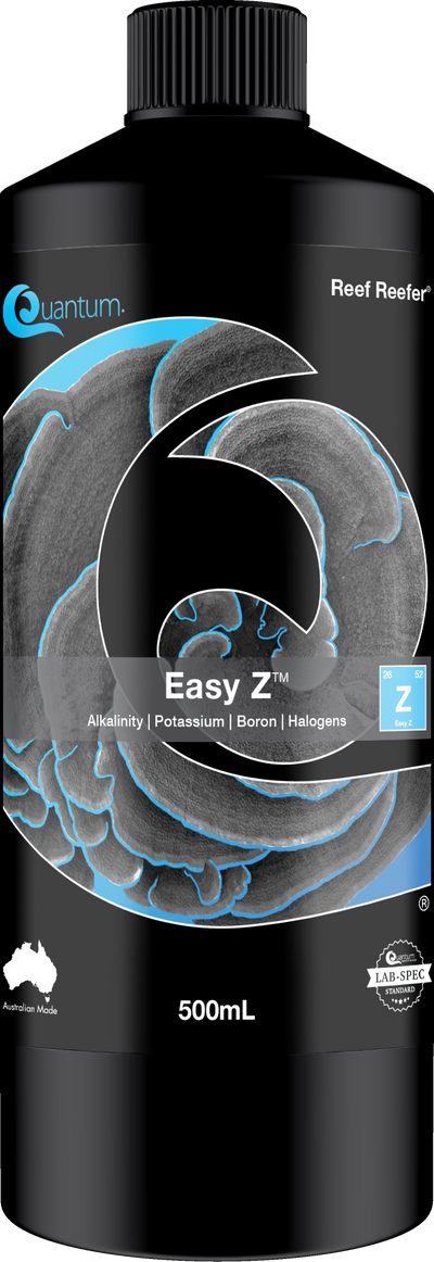 Quantum Easy Z 500 mL bottle, reef alkalinity supplement, half of the Easy Reefer 2-part system