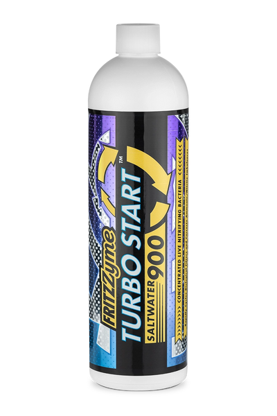 FritzZyme TurboStart 900 saltwater live nitrifying bacteria bottle