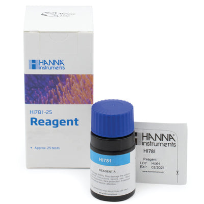 Hanna Instruments HI781-25 / 781-25 | Marine Nitrate Checker Reagents (25 Tests) | Aquarium Testing
