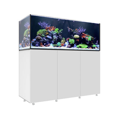 Waterbox Infinia Reef 190.5 aquarium system in white, angled view
