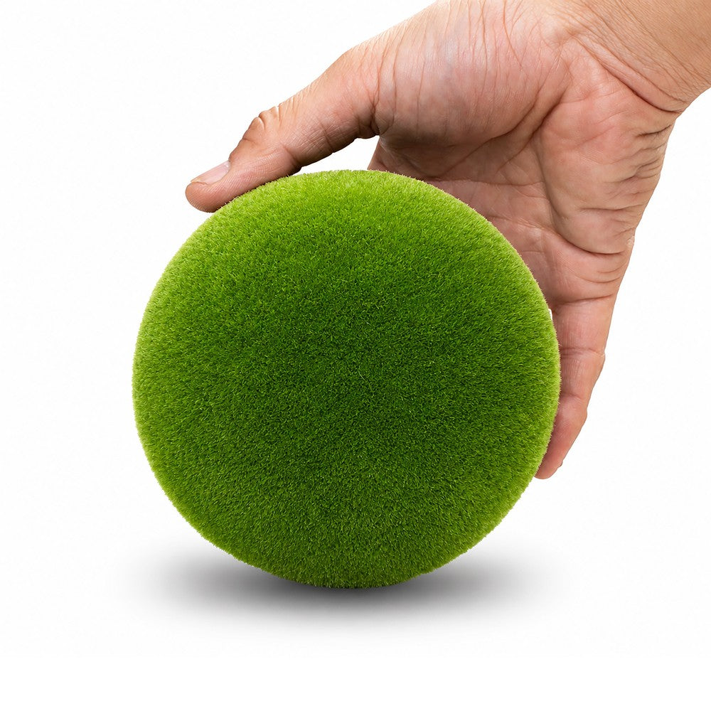 Aquatop Moss Ball Safe House Large held in a hand, showing its scale