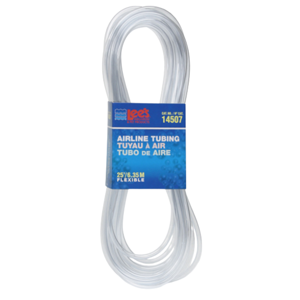 Lee's Standard Airline Tubing, flexible clear aquarium air line