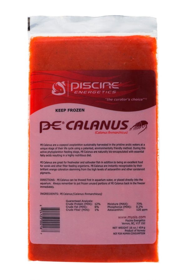 Piscine Energetics PE Frozen Calanus 16 oz flat pack