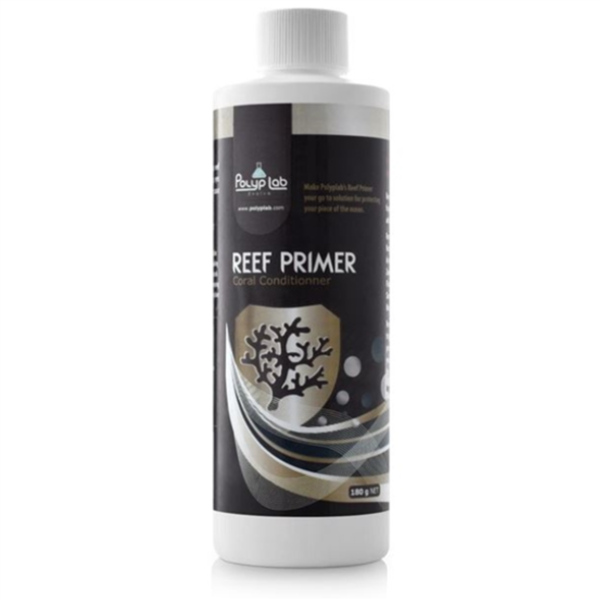 PolypLab Reef-Primer Coral Dip 180g - bottle of saltwater reef coral conditioner powder for pest treatment