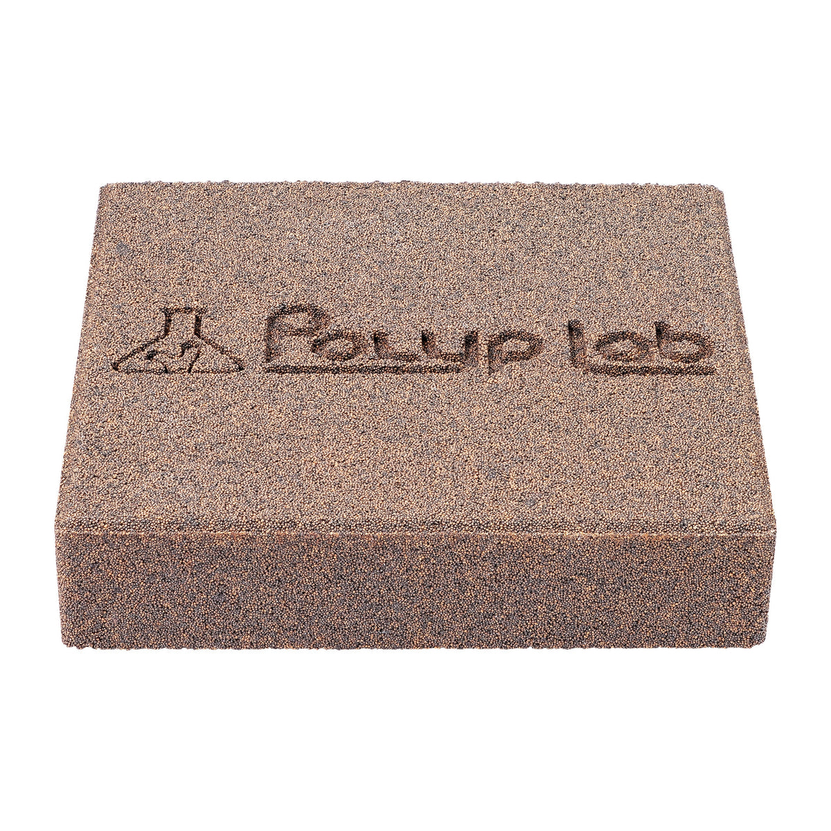 PolypLab Genesis Rock ceramic bio-media block, angled view showing the porous surface