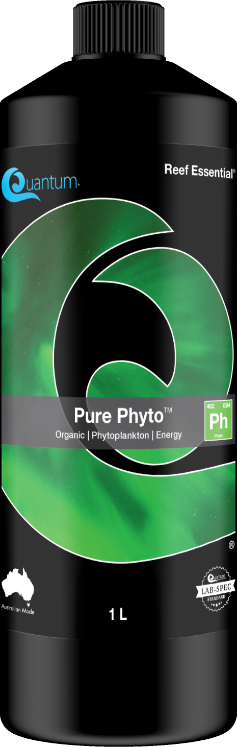 Quantum Pure Phyto 1 Liter bottle, bulk marine phytoplankton reef food, best value size