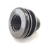 Lifegard Aquatics bulkhead fitting, thread x thread FPT, jet black PVC