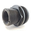 Lifegard bulkhead fitting threaded flange with lock nut