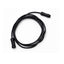 Red Sea ReefControl Power data cable, black coiled cable with round connectors