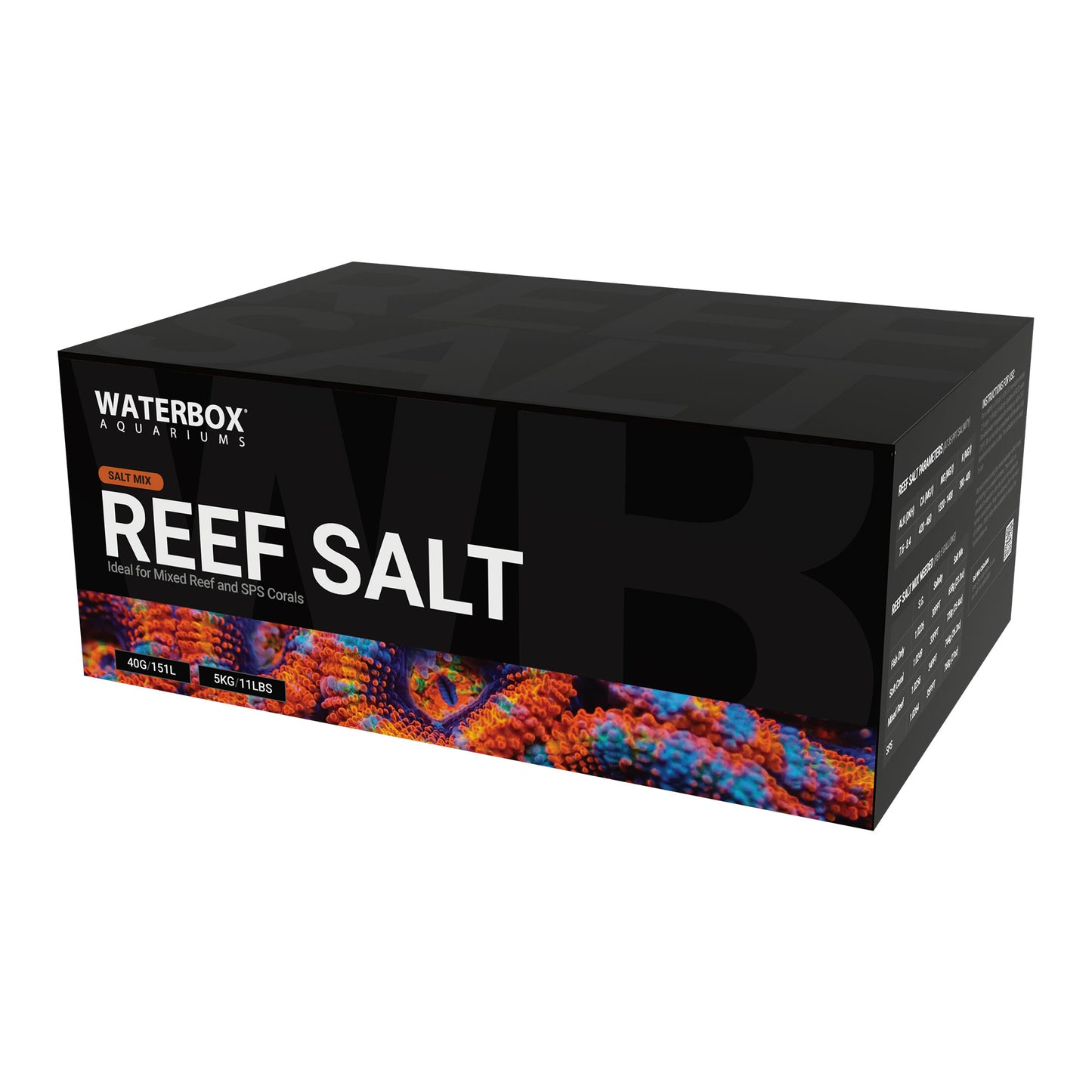 Waterbox Reef Salt 5 KG / 11 LB box - synthetic marine salt mix for reefs