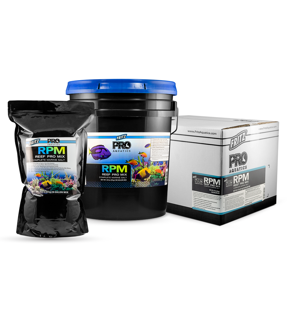 Fritz RPM Reef Pro Mix size lineup