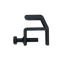 aF4 rimmed aquarium adapter fitted to a tank