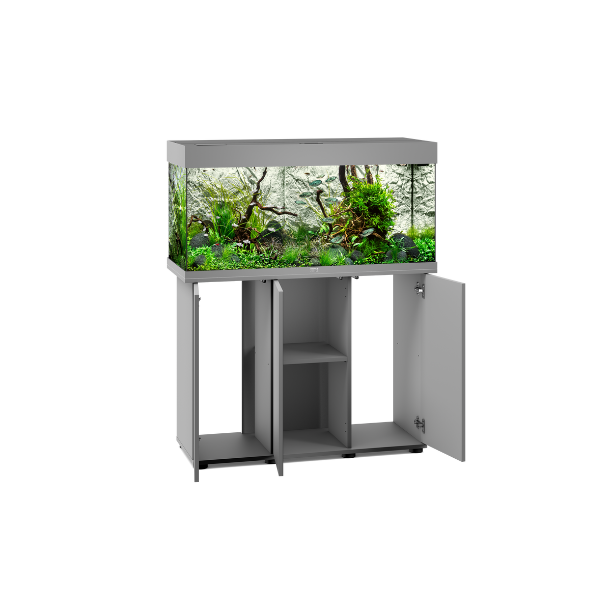 Juwel Rio 180 LED aquarium and SBX cabinet set, grey