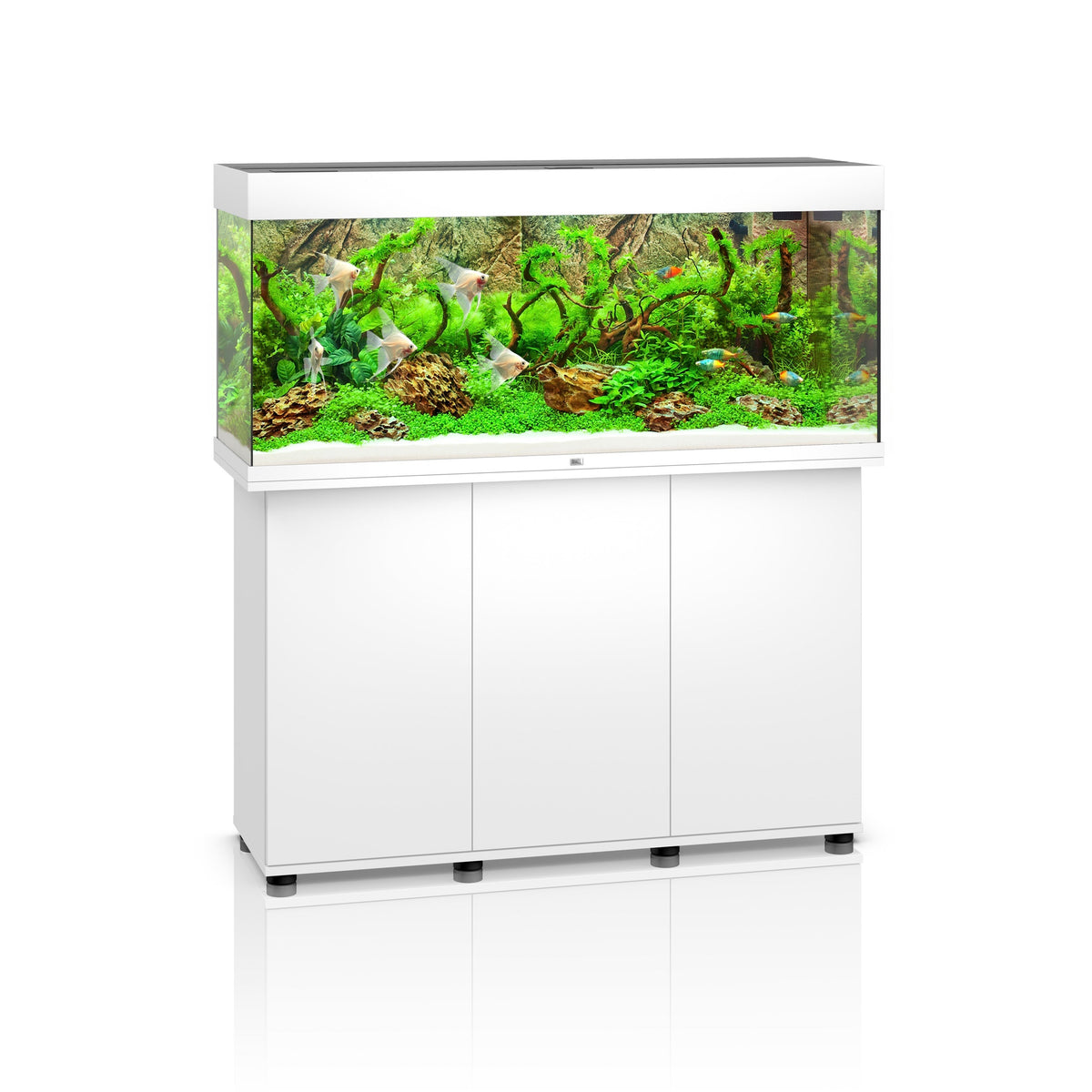 Juwel Rio 240 LED aquarium and SBX cabinet set, white