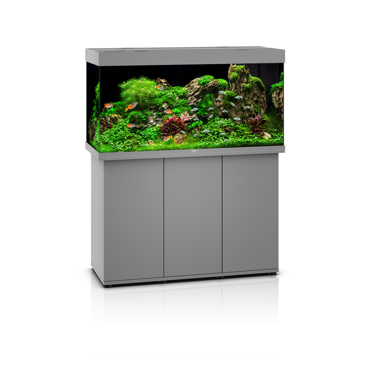 Juwel Rio 350 LED aquarium and SBX cabinet set, grey