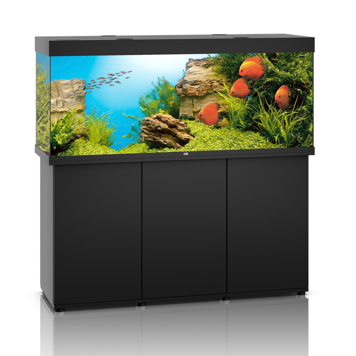 Juwel Rio 450 LED aquarium and SBX cabinet set, black