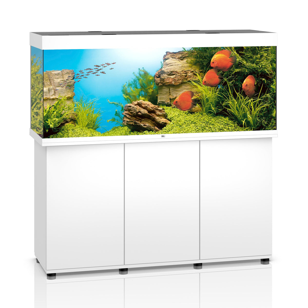 Juwel Rio 450 LED aquarium and SBX cabinet set, white