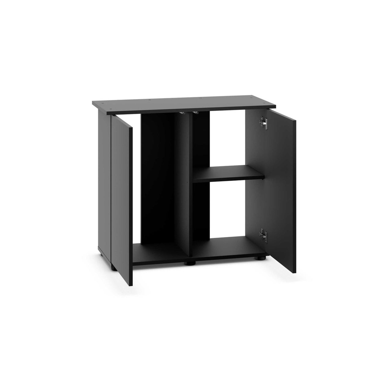 Juwel SBX Rio 125 cabinet, black, doors open