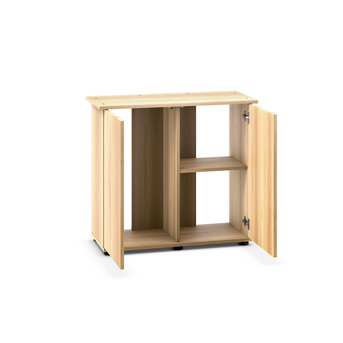 Juwel SBX Rio 125 cabinet, light wood, doors open