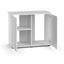 Juwel SBX Rio 290 cabinet, white, doors open