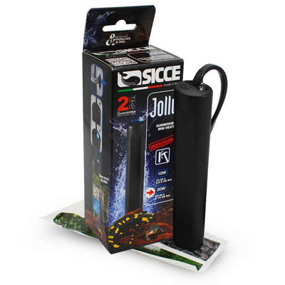 Sicce Jolly 20W Pre-Set Aquarium Heater - submersible heater for nano and small freshwater and saltwater tanks